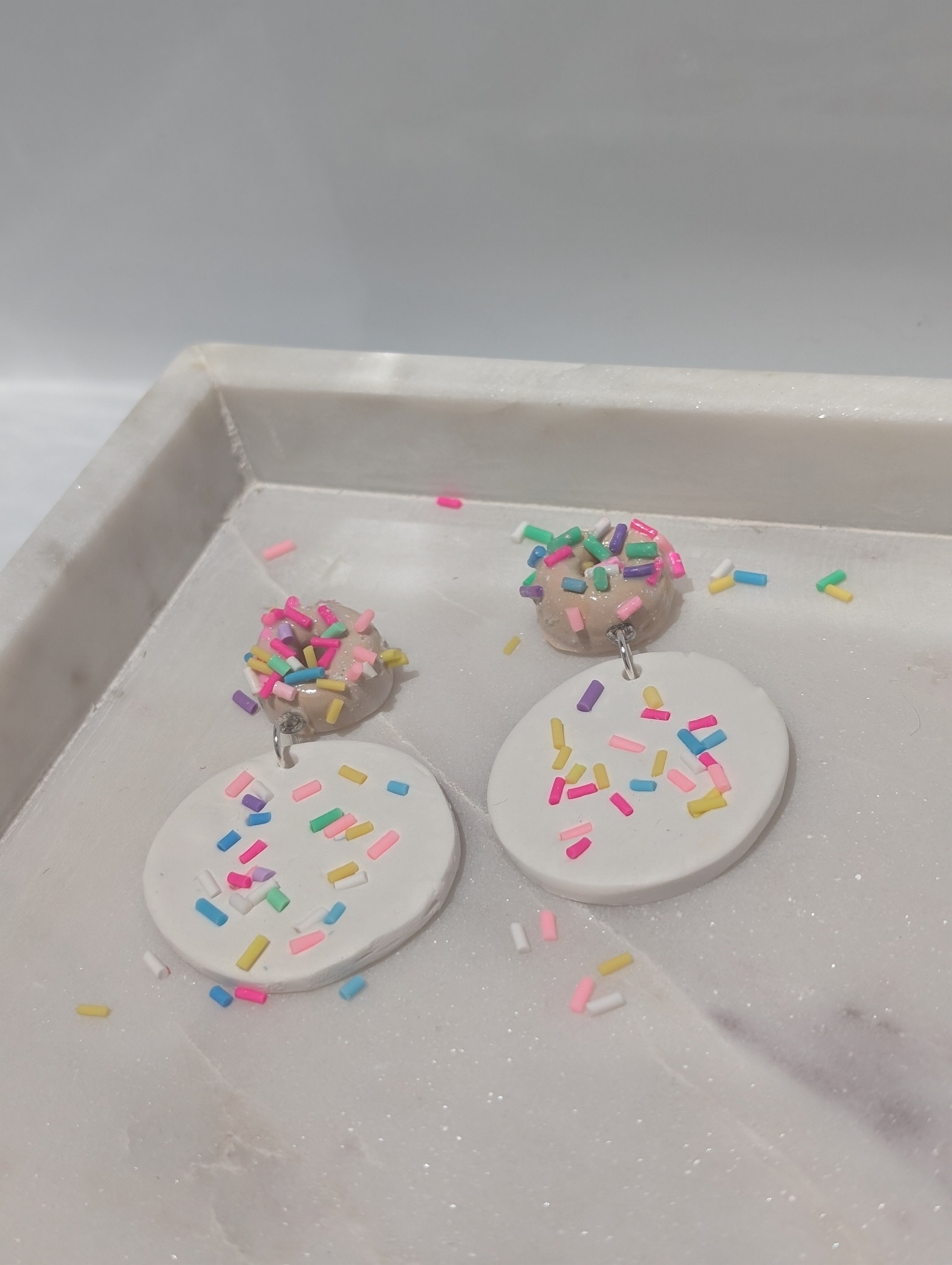 Donut cookie sprinkles dangle🍩