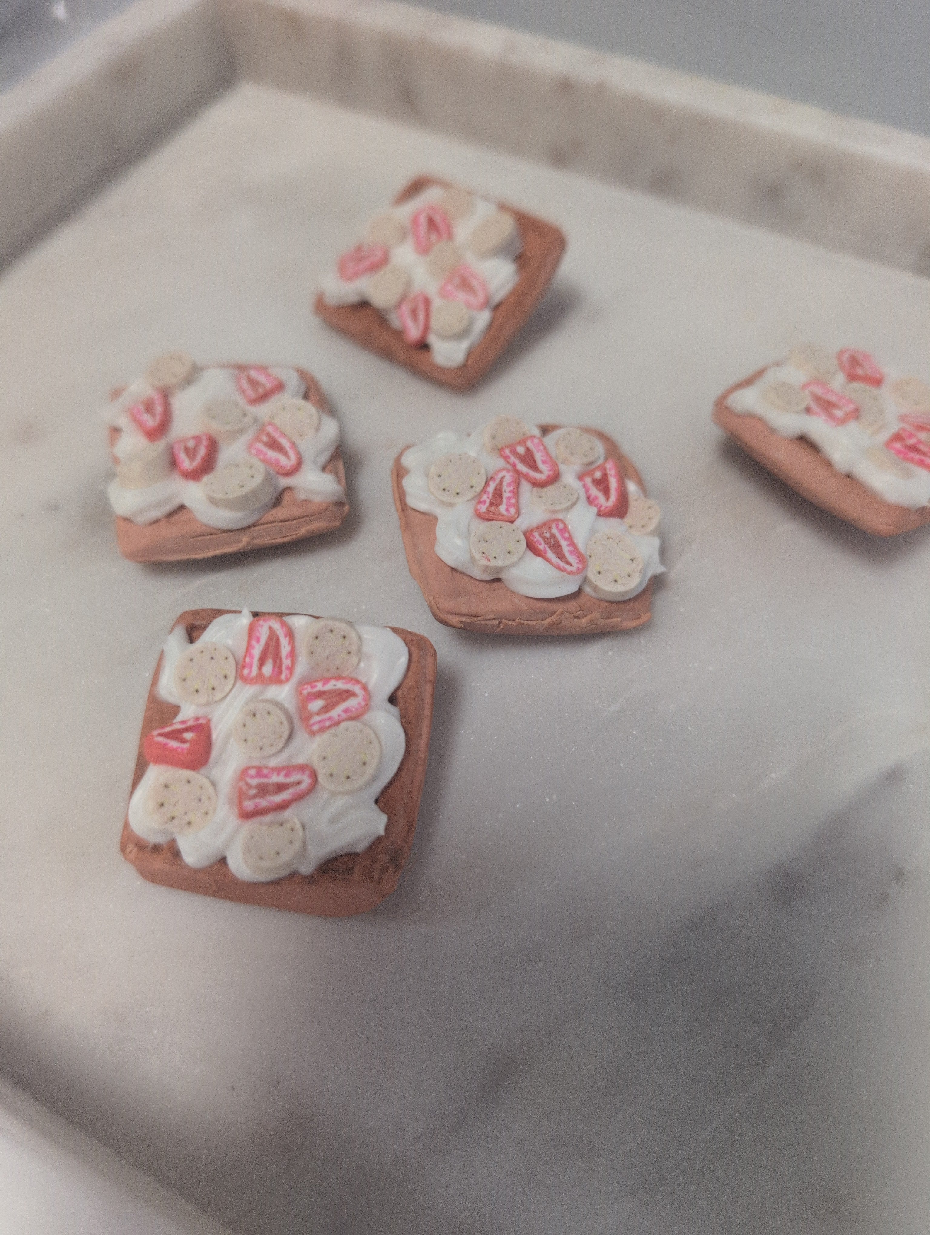 🍓🧇 Berry Banana Waffle Magnet 🍌✨