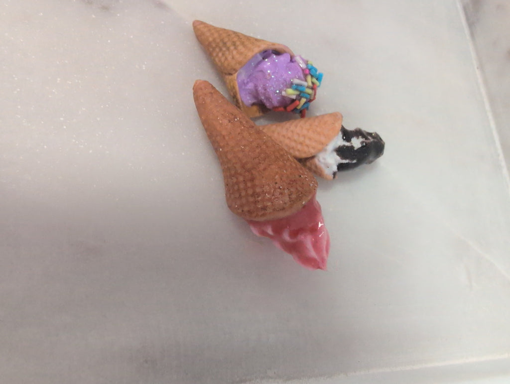 Set of 3 ice cream magnets 🍨🍦