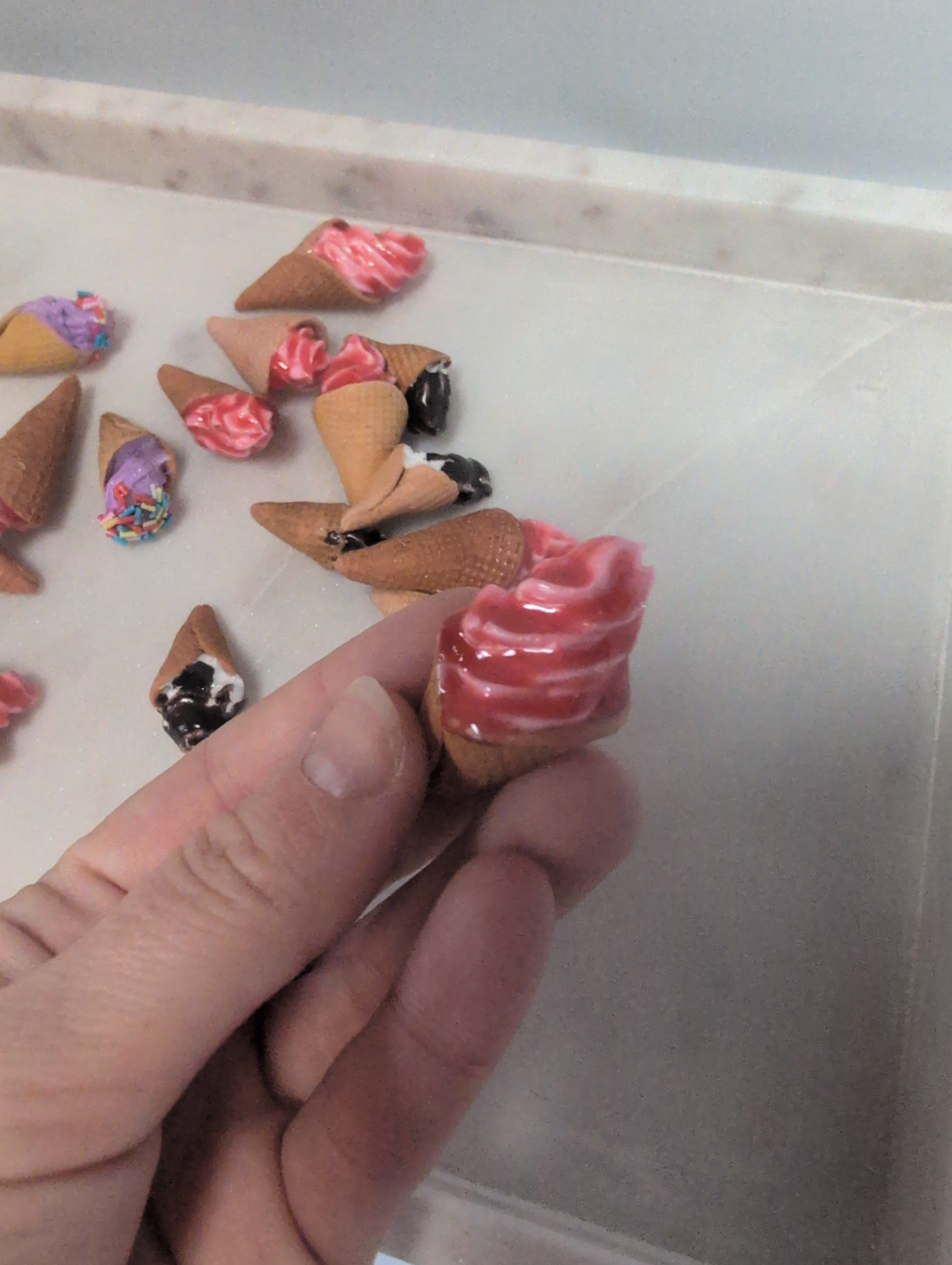 Set of 3 ice cream magnets 🍨🍦
