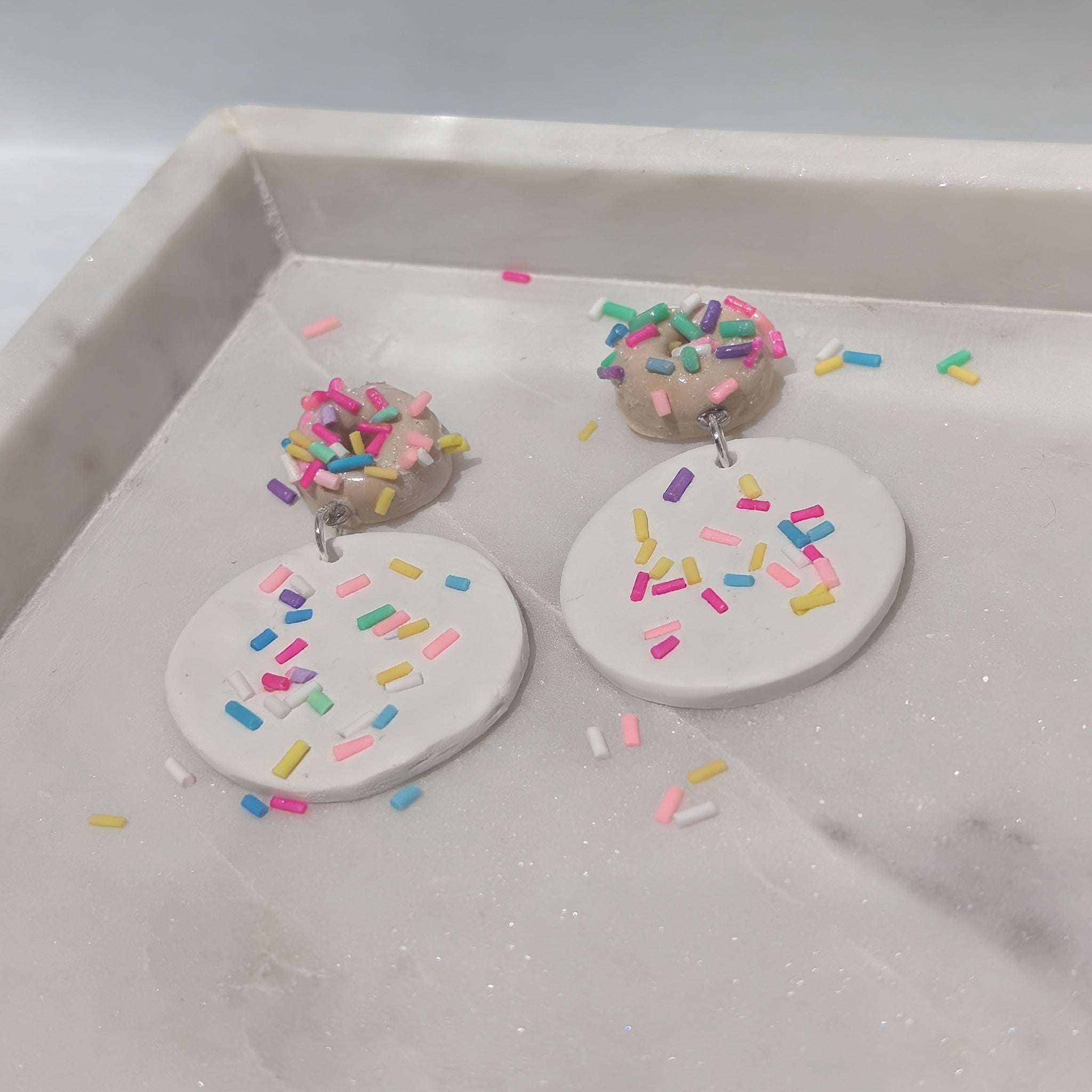 Donut cookie sprinkles dangle🍩
