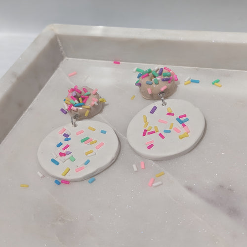 Donut cookie sprinkles dangle🍩