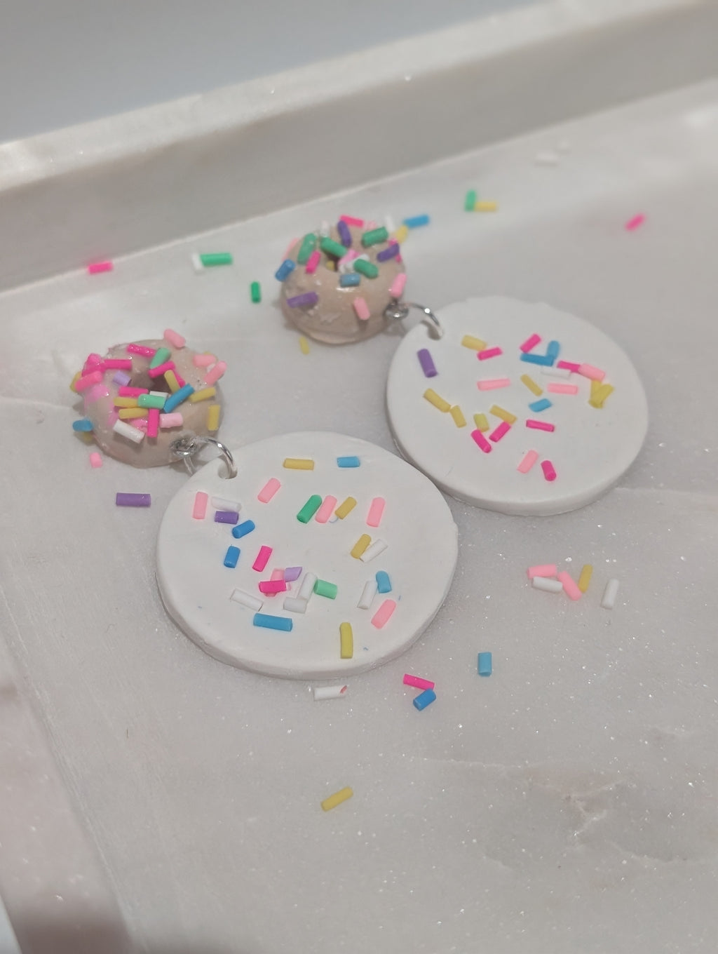 Donut cookie sprinkles dangle🍩