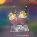 Miniature Tropical Sundae Earrings 🍍🍨✨